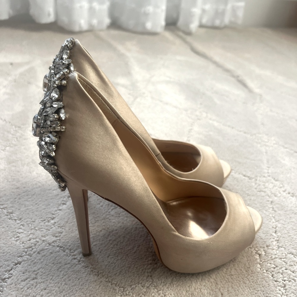 Badgley Mishka hills champagne color